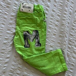 Baby Moschino Vibrant Lime Jeans